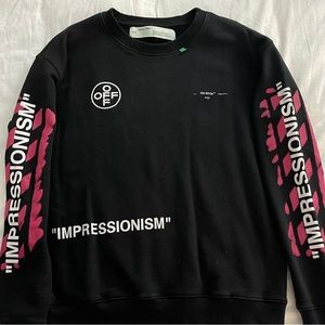 Off-White Impressionism' Diag Stencil Sweatshirt